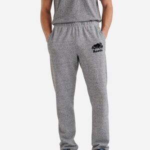 Roots Organic Original Men's Sweatpants in Salt/Pepper Grey